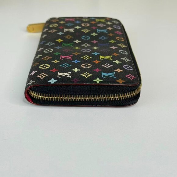 Louis Vuitton Black Multicolor Wallet with Colorful Monogram Design - Picture 3 of 8